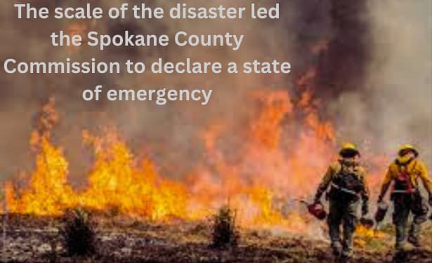 The scale of the disaster led the Spokane County Commission to declare a state of emergency